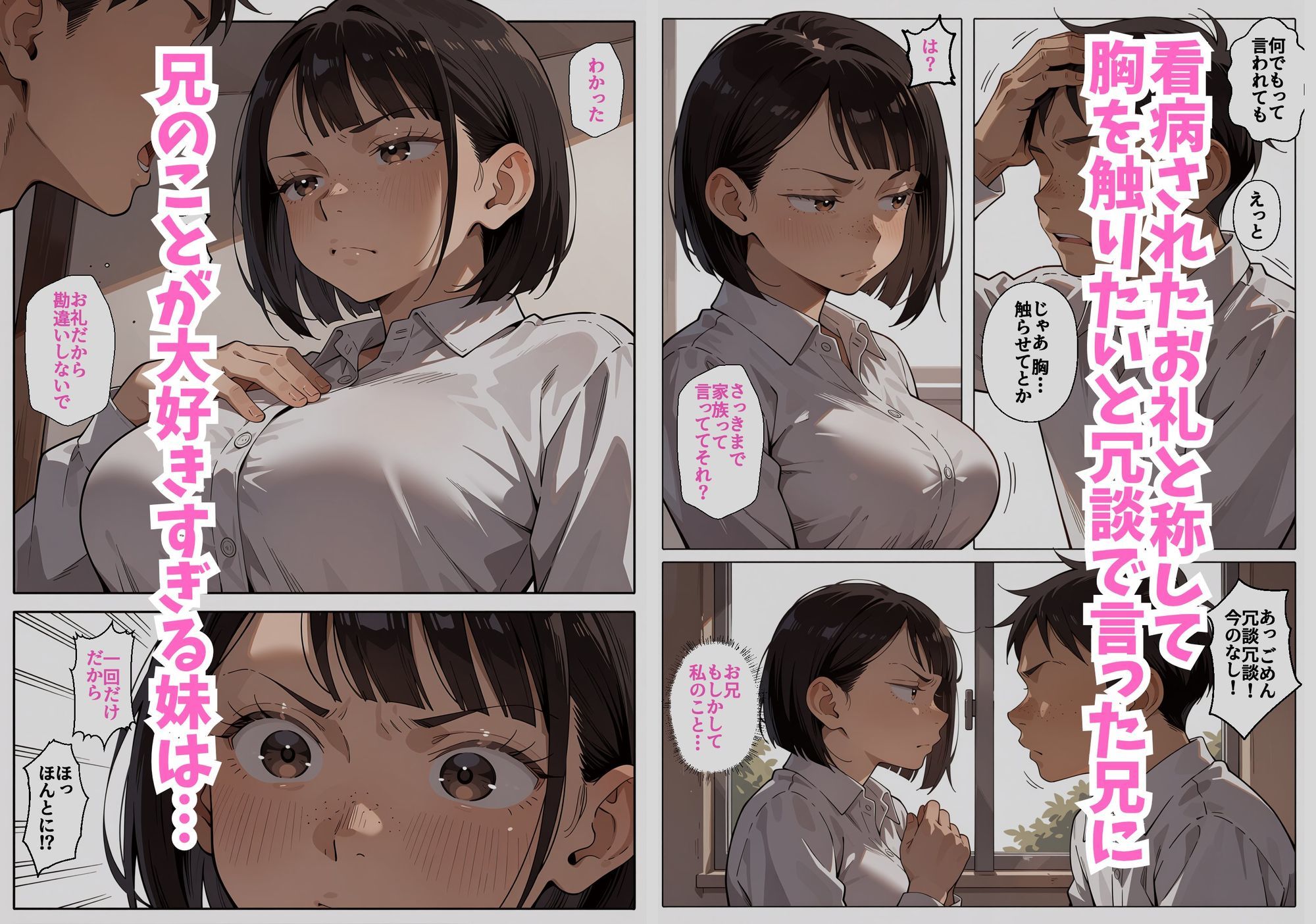 俺にだけ不機嫌な妹のお返し性生活 〜口実作って兄に身体を許すドスケベ妹〜 サンプル3ページ目