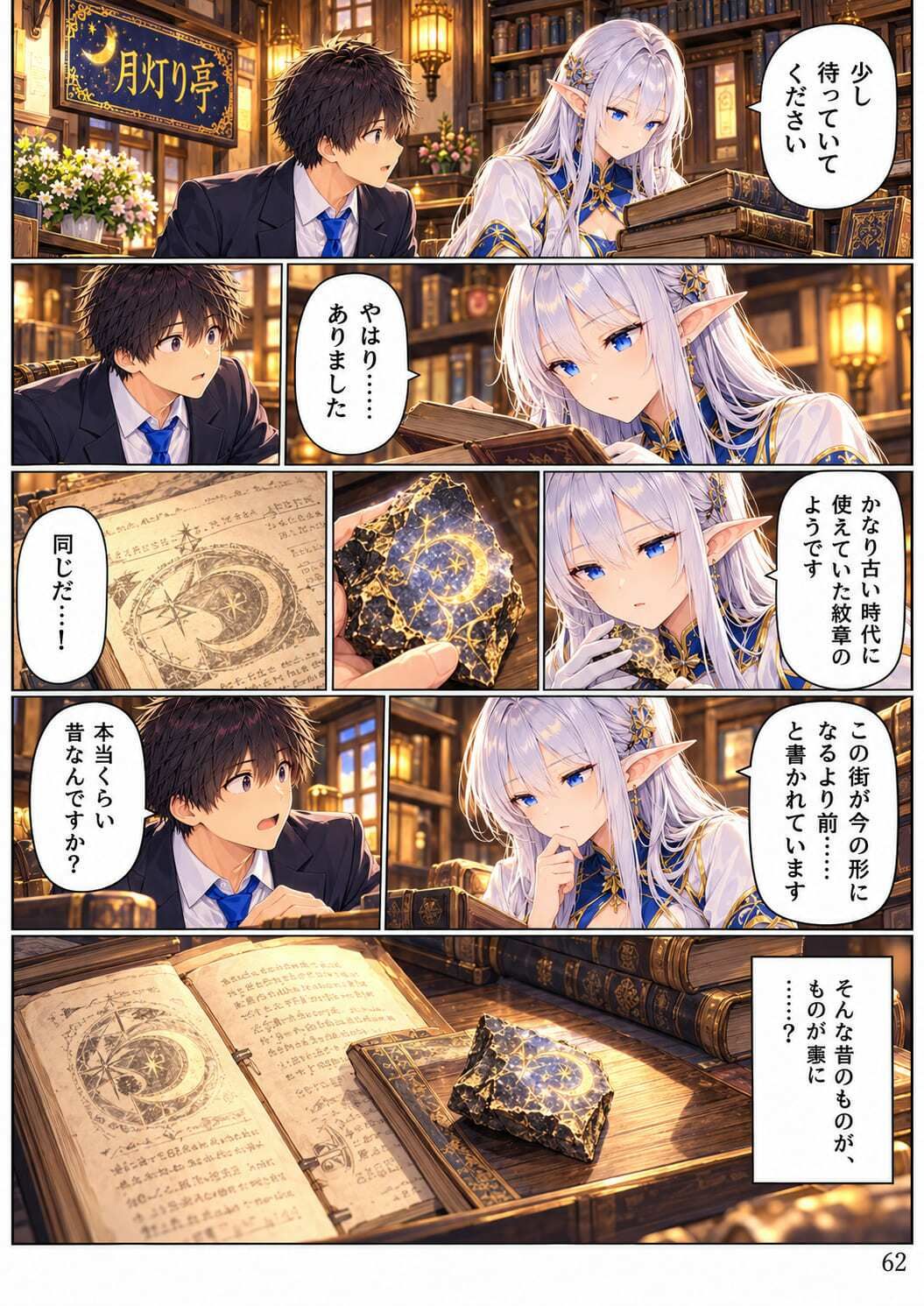 【全11話・約110P・フルカラー】異世界転移したら美女だらけの宿屋に就職しました！？ 第1部 〜月灯り亭と月の道〜本編 サンプル2ページ目