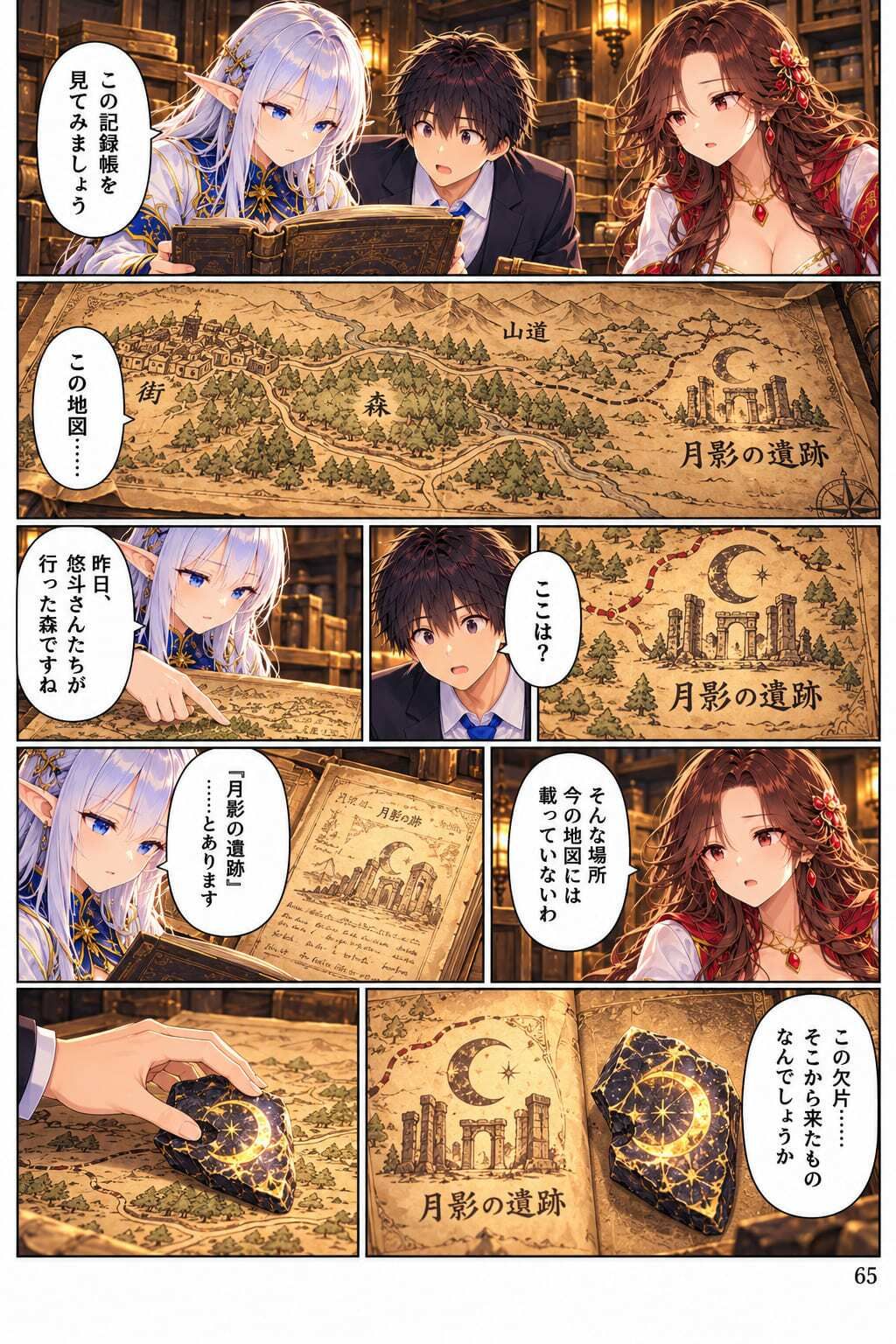 【全11話・約110P・フルカラー】異世界転移したら美女だらけの宿屋に就職しました！？ 第1部 〜月灯り亭と月の道〜本編 サンプル5ページ目