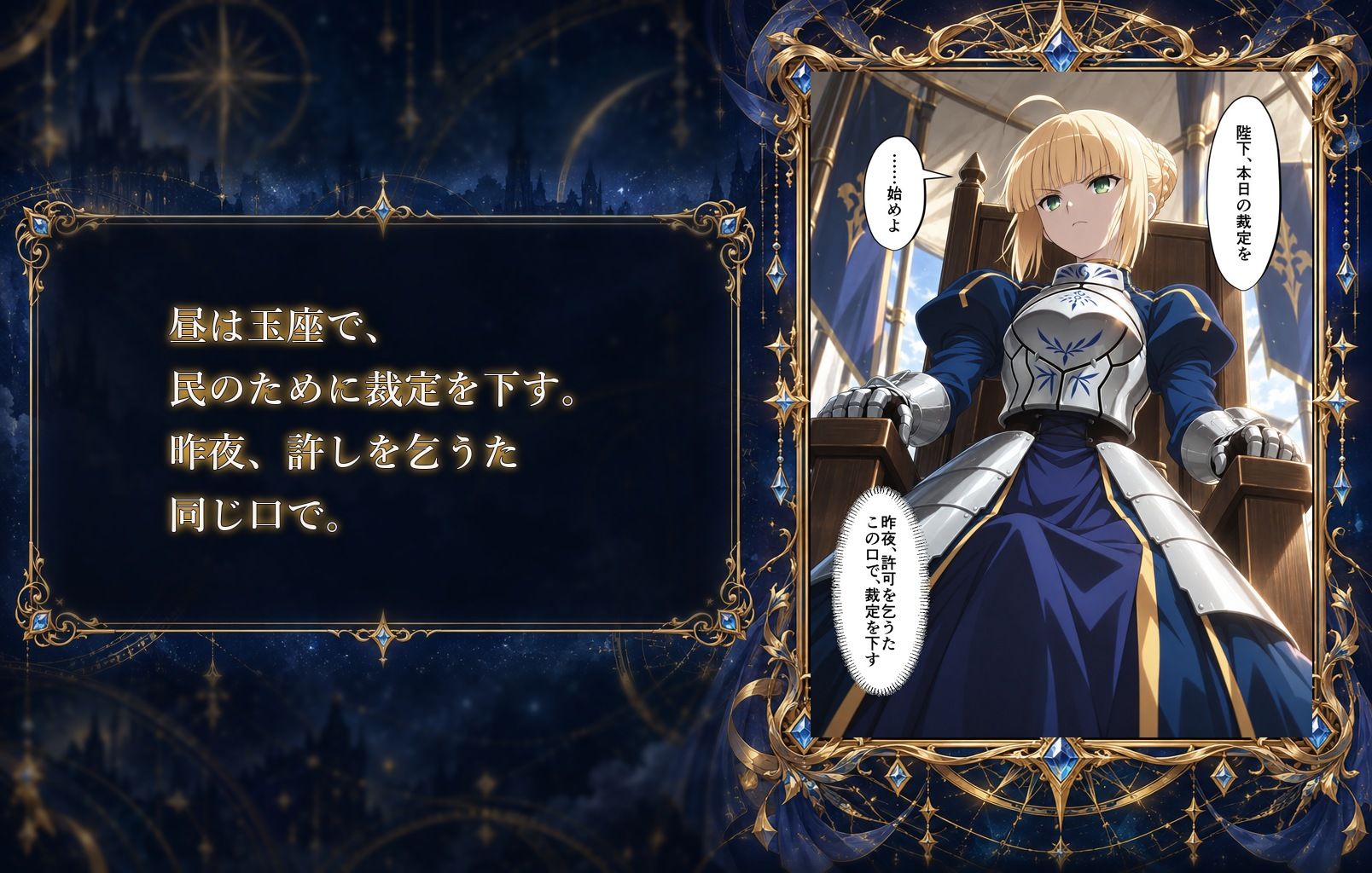 騎士王の敗北 サンプル7ページ目