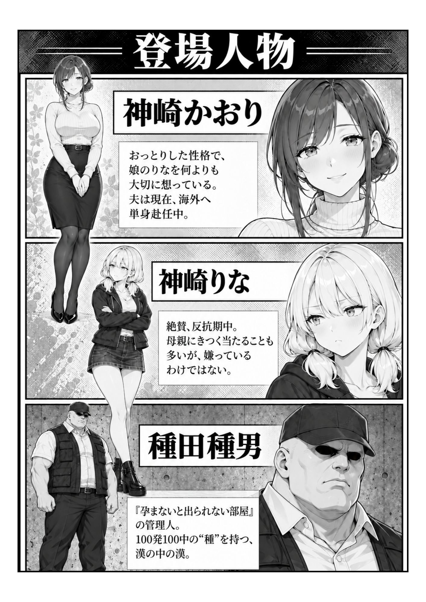 孕まないと出れない部屋2〜親子破壊編〜 サンプル1ページ目