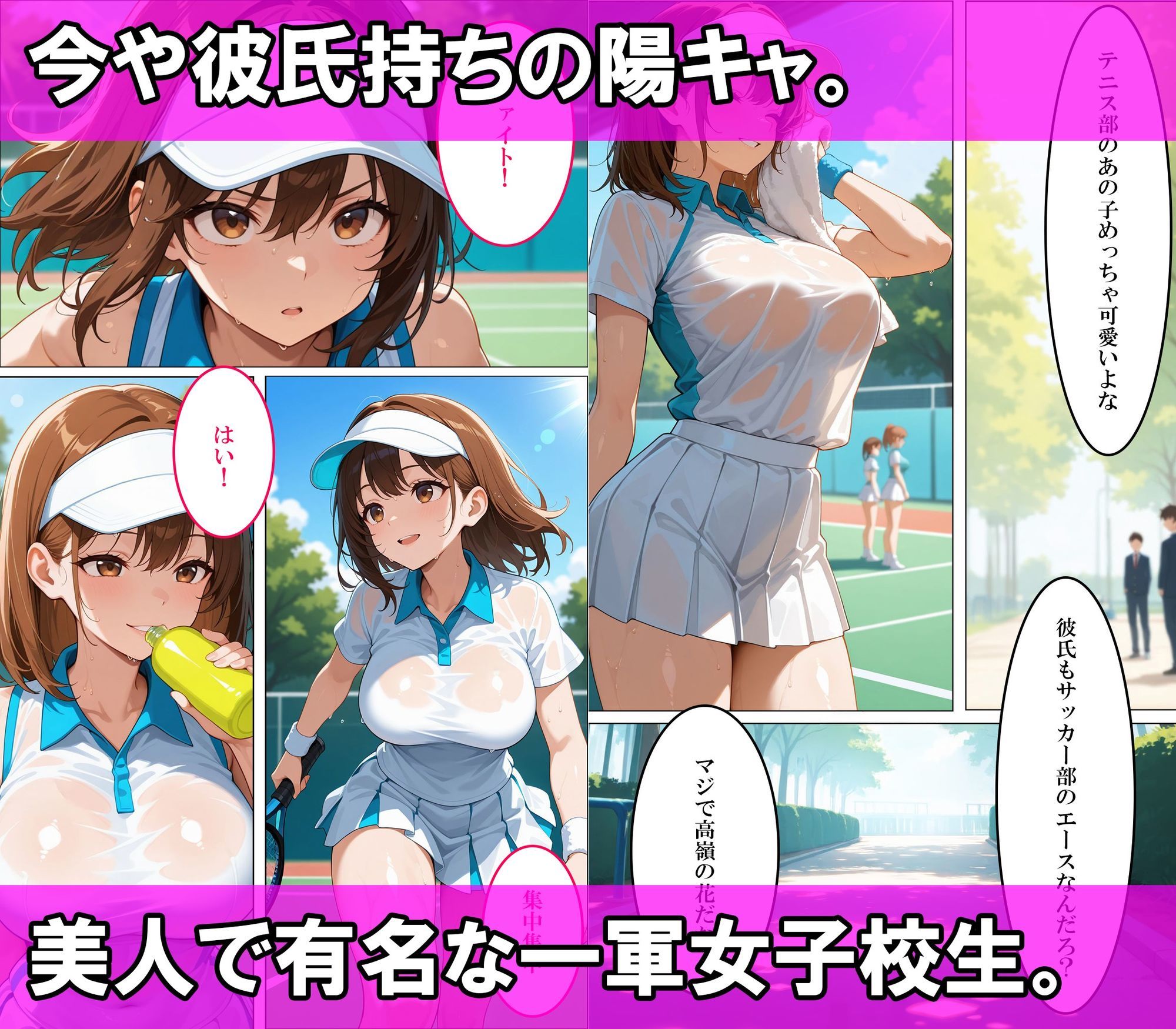 幼馴染の一軍巨乳女子校生と発情いちゃらぶ中出し快楽堕ち サンプル3ページ目