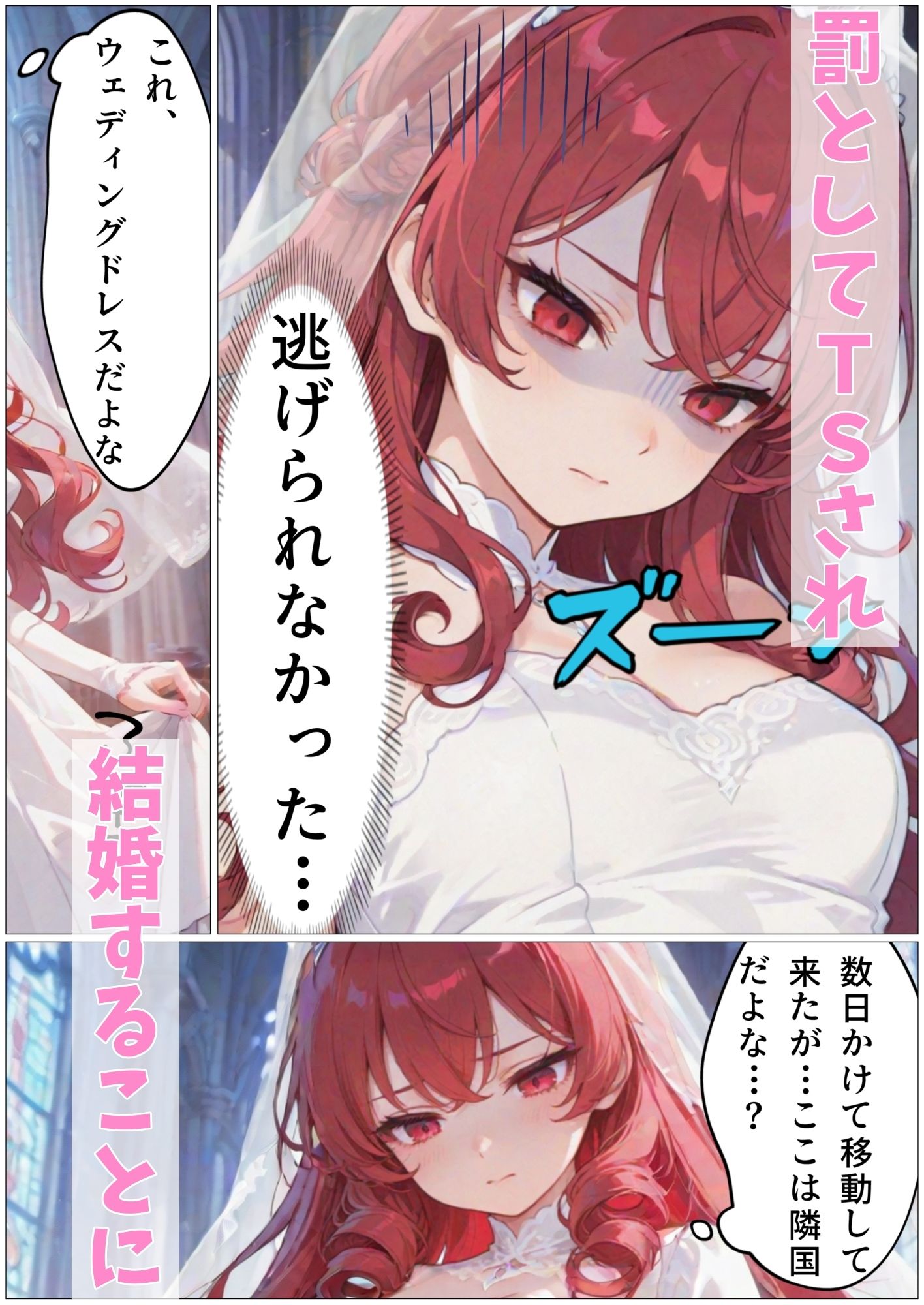 婚約破棄した俺がTSされて娶られる話 サンプル2ページ目