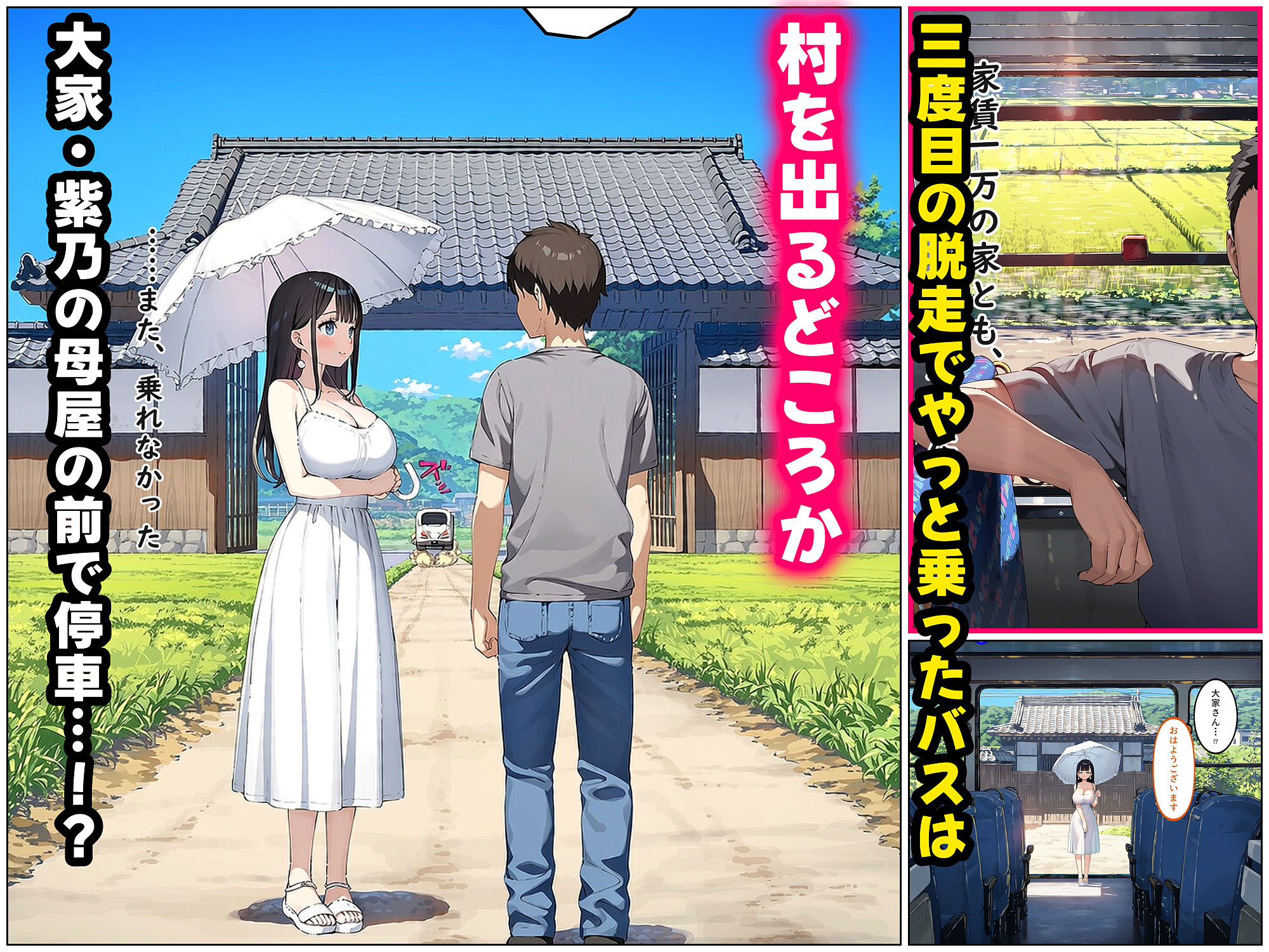 男が一人もいない村に越したら、巨乳たちに子種をお供えさせられる話〜お清め巫女と五年待ちの大家編〜 サンプル5ページ目
