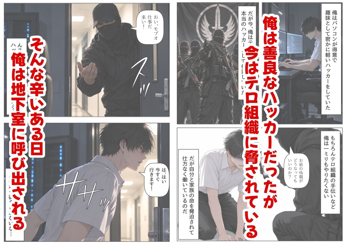 エリート女エージェントと俺 サンプル1ページ目
