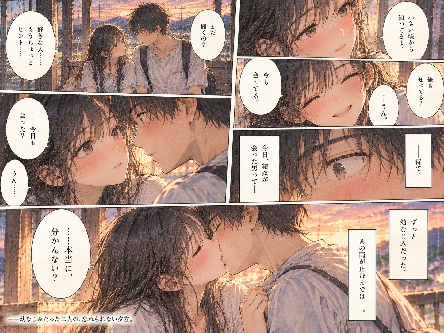 雨宿り、幼なじみが女になった。〜濡れた彼女と二人きりになった夏の夕暮れ〜 サンプル6ページ目