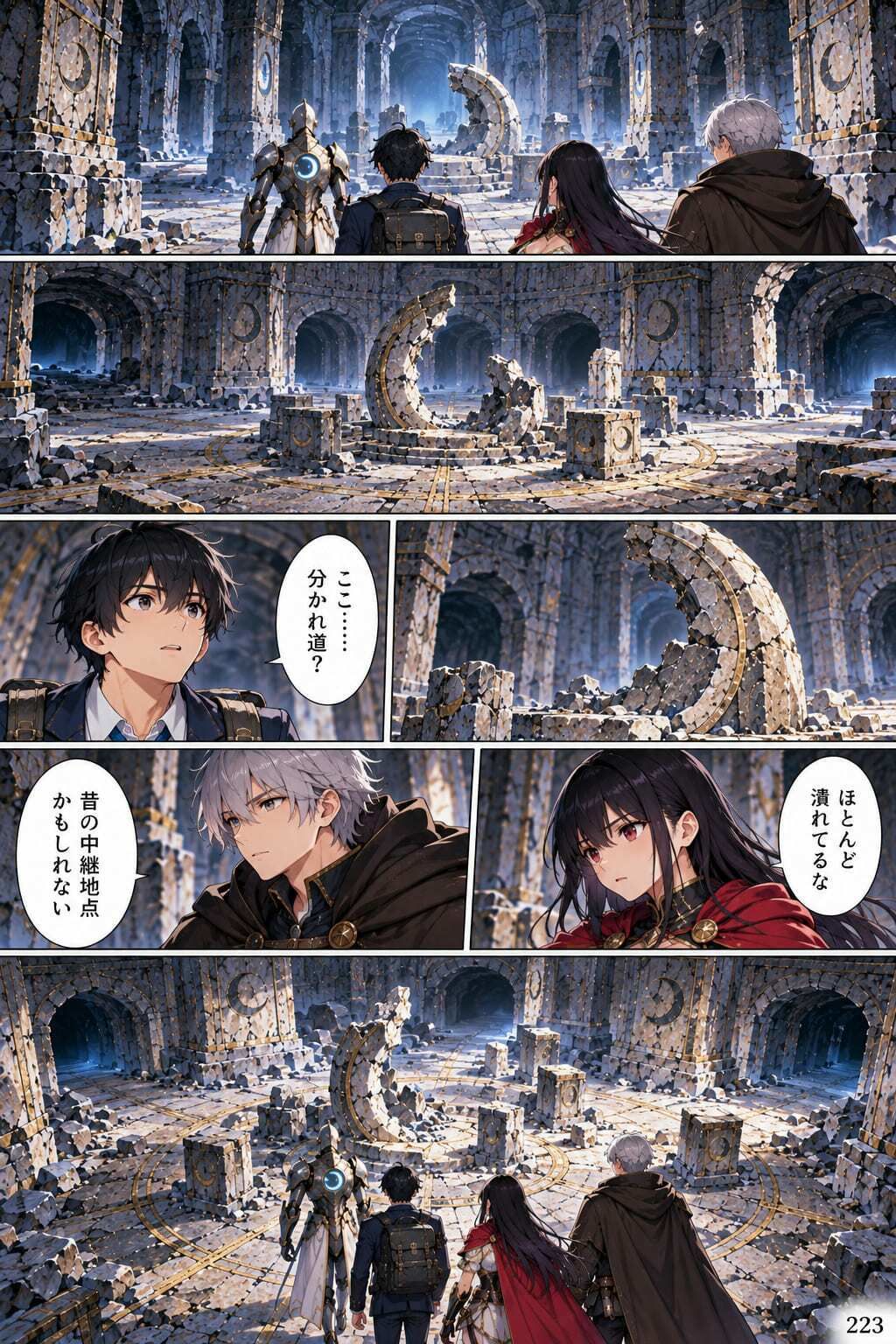 【全11話・約110P・フルカラー】異世界転移したら美女だらけの宿屋に就職しました！？【第3部】「月の道の彼方へ」 サンプル3ページ目