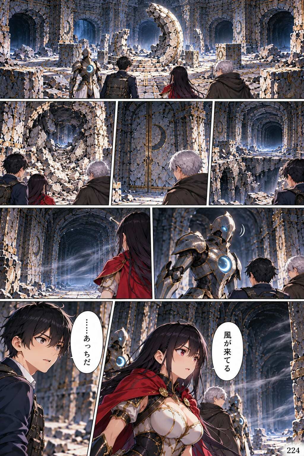 【全11話・約110P・フルカラー】異世界転移したら美女だらけの宿屋に就職しました！？【第3部】「月の道の彼方へ」 サンプル4ページ目
