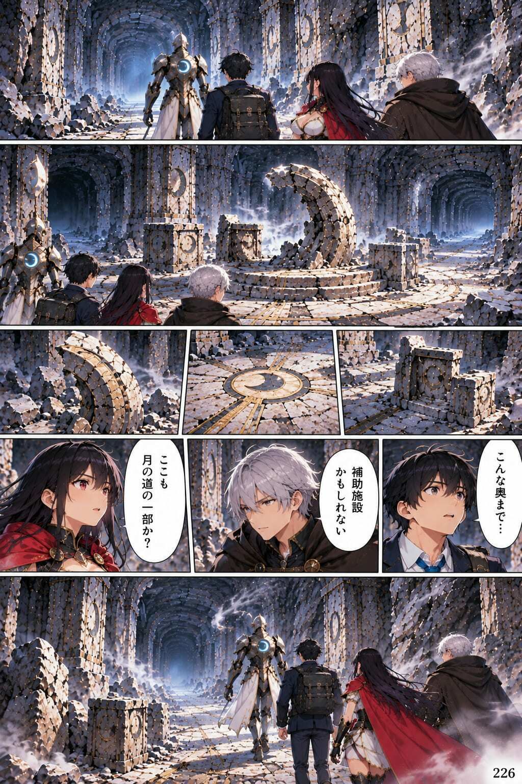 【全11話・約110P・フルカラー】異世界転移したら美女だらけの宿屋に就職しました！？【第3部】「月の道の彼方へ」 サンプル6ページ目