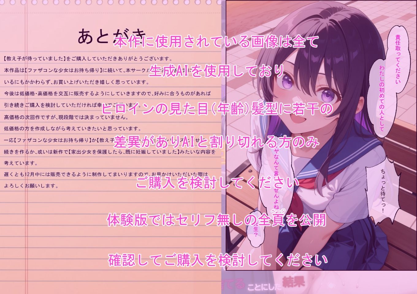 援交の待ち合わせ場所に担当する教え子が待っていました サンプル10ページ目