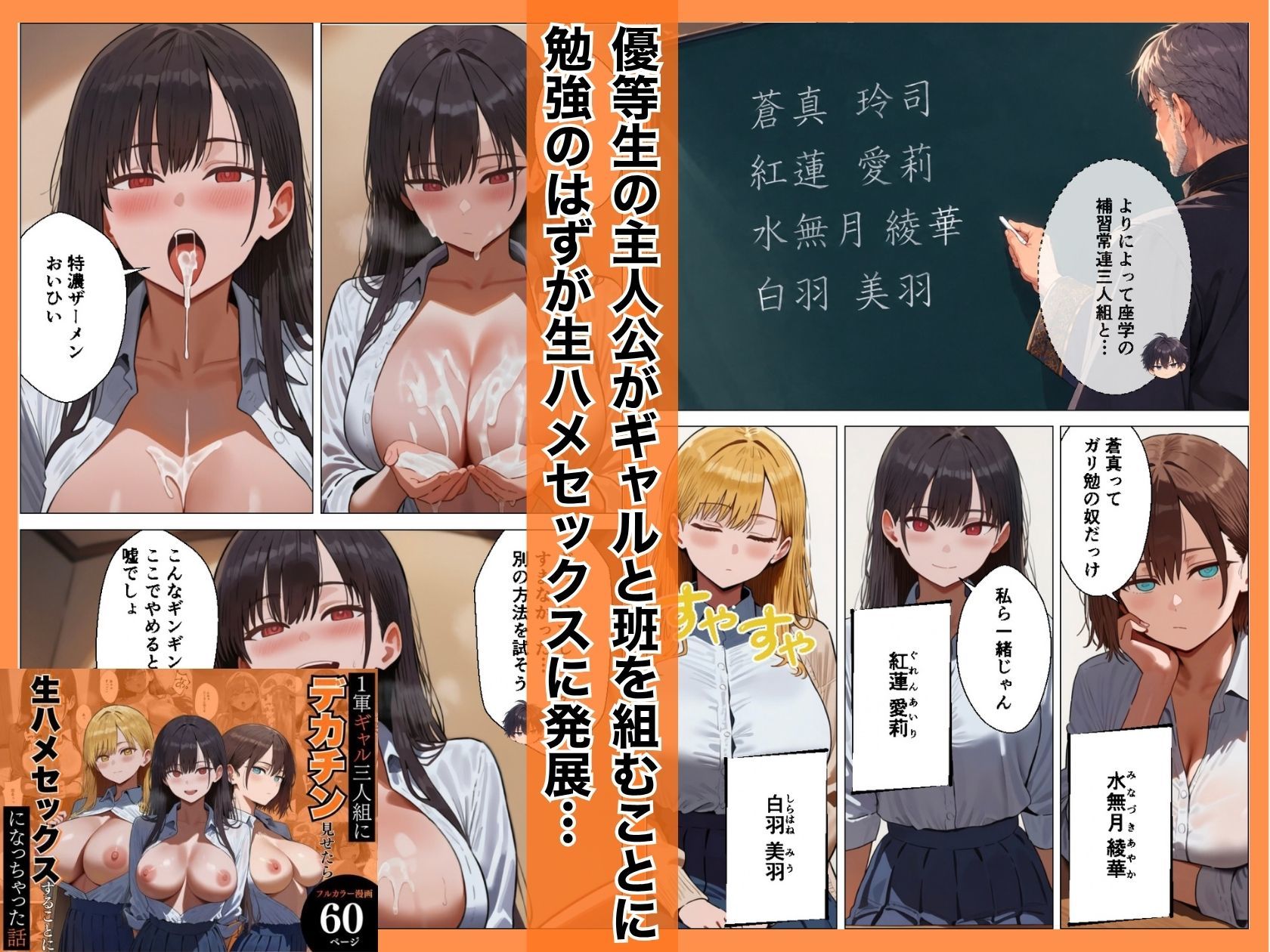 【総集編】人妻 処女 ギャルと生ハメセックスしちゃった話 サンプル6ページ目