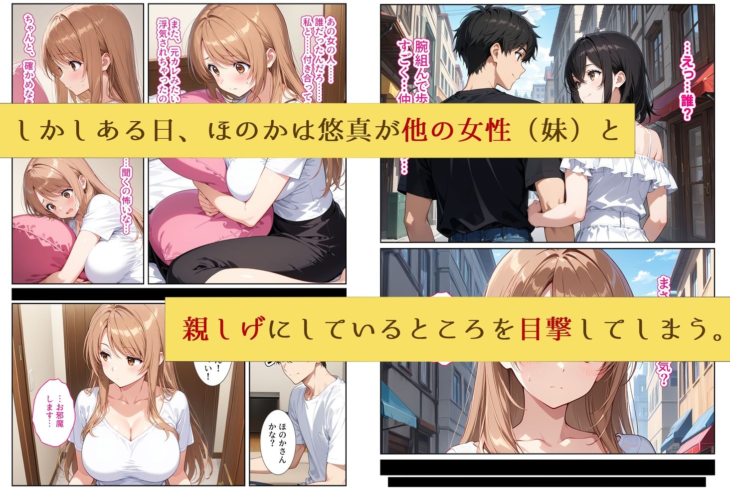 隣の爆乳お姉さんは距離感がおかしい……いや、彼女だと思ってたのか… サンプル7ページ目