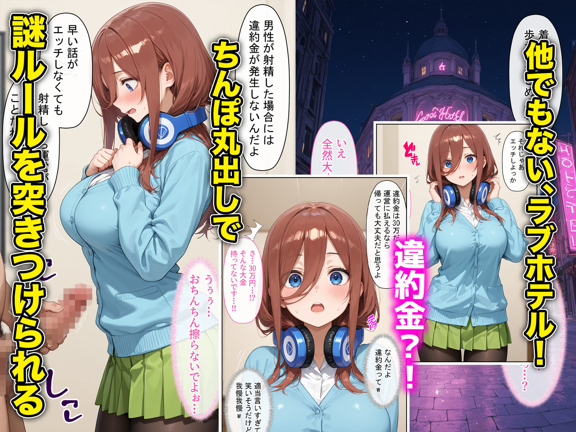 放課後、彼女たちはパパと会う〜ダウナー系妹三女がおじさんに理性をぶっ壊されて何度も中出しされる話 サンプル4ページ目