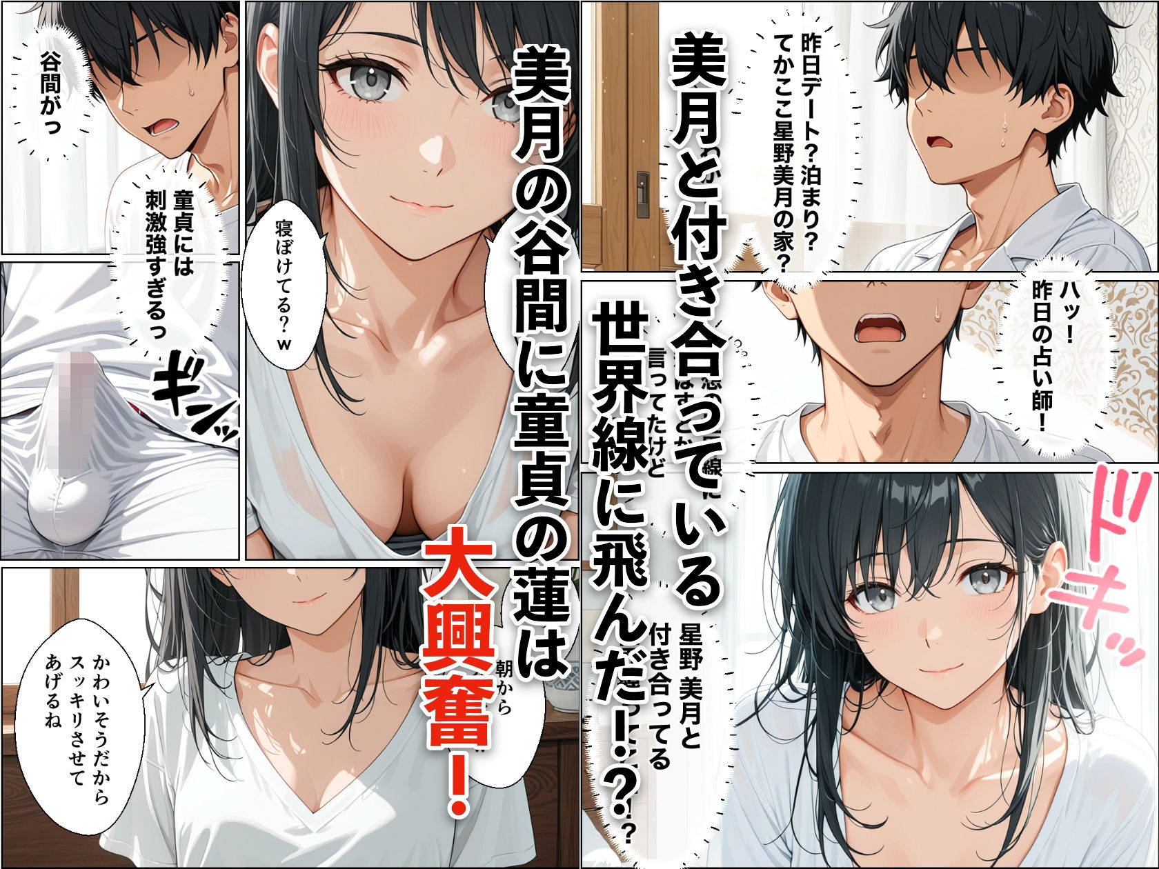 インキャ童貞の僕が日本一のアイドルの彼氏に転生！？中出し同棲生活が始まった話 サンプル6ページ目