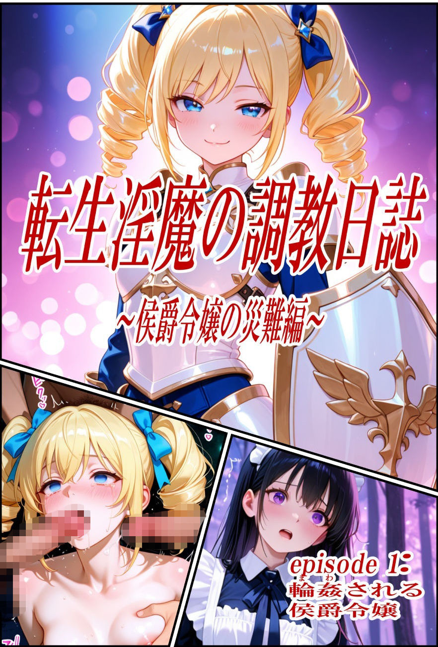 転生淫魔の調教日誌  輪●される侯爵令嬢 サンプル1ページ目