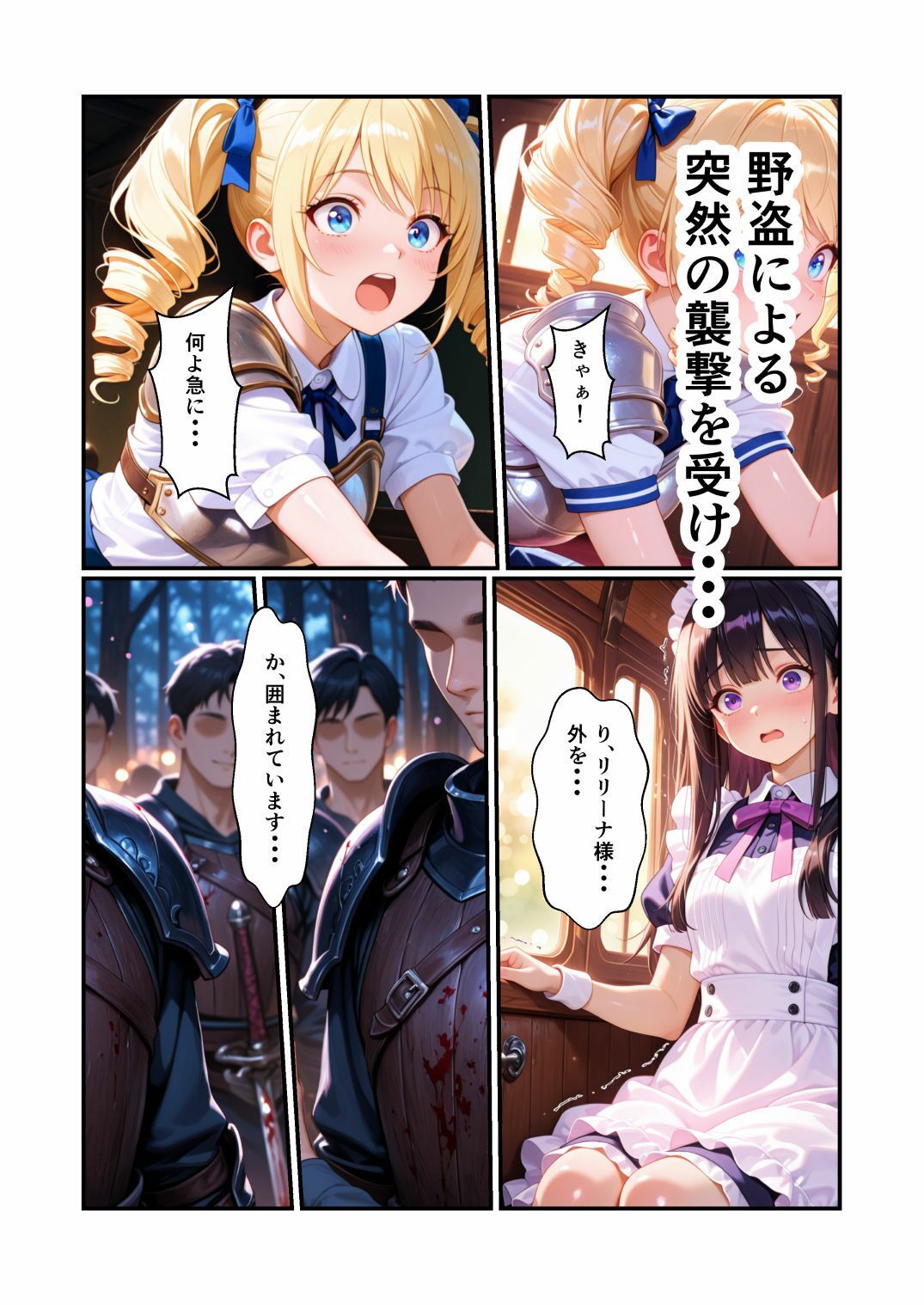 転生淫魔の調教日誌  輪●される侯爵令嬢 サンプル3ページ目