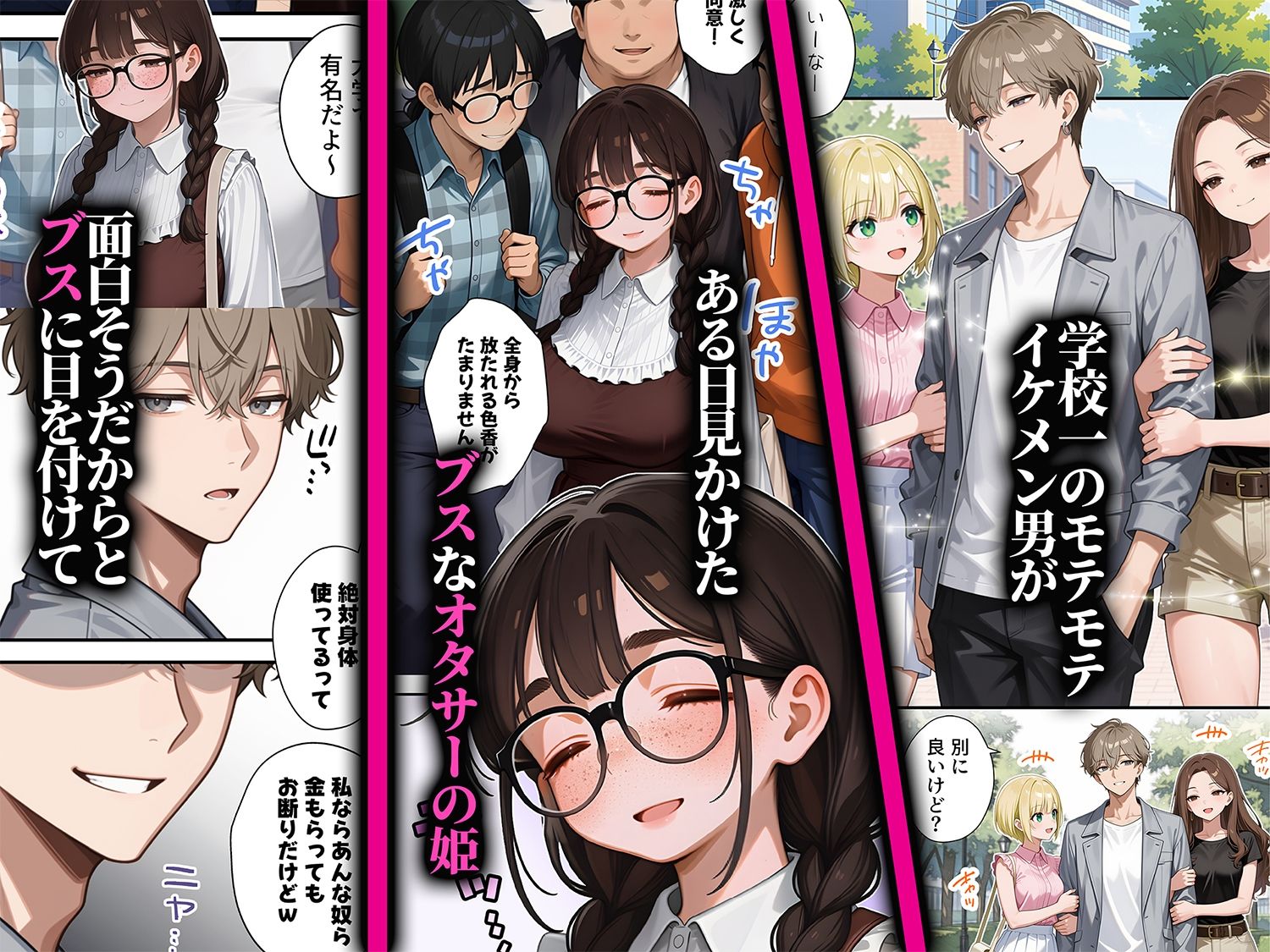 ブスなオタサーの姫が沼すぎる サンプル1ページ目