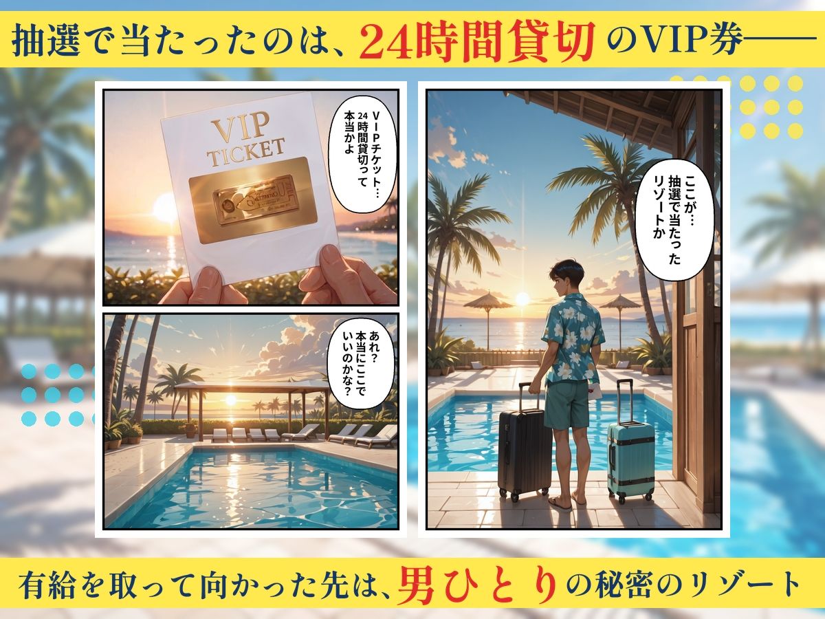 朝から晩までハーレムリゾート 【ア〇マス】2 サンプル1ページ目