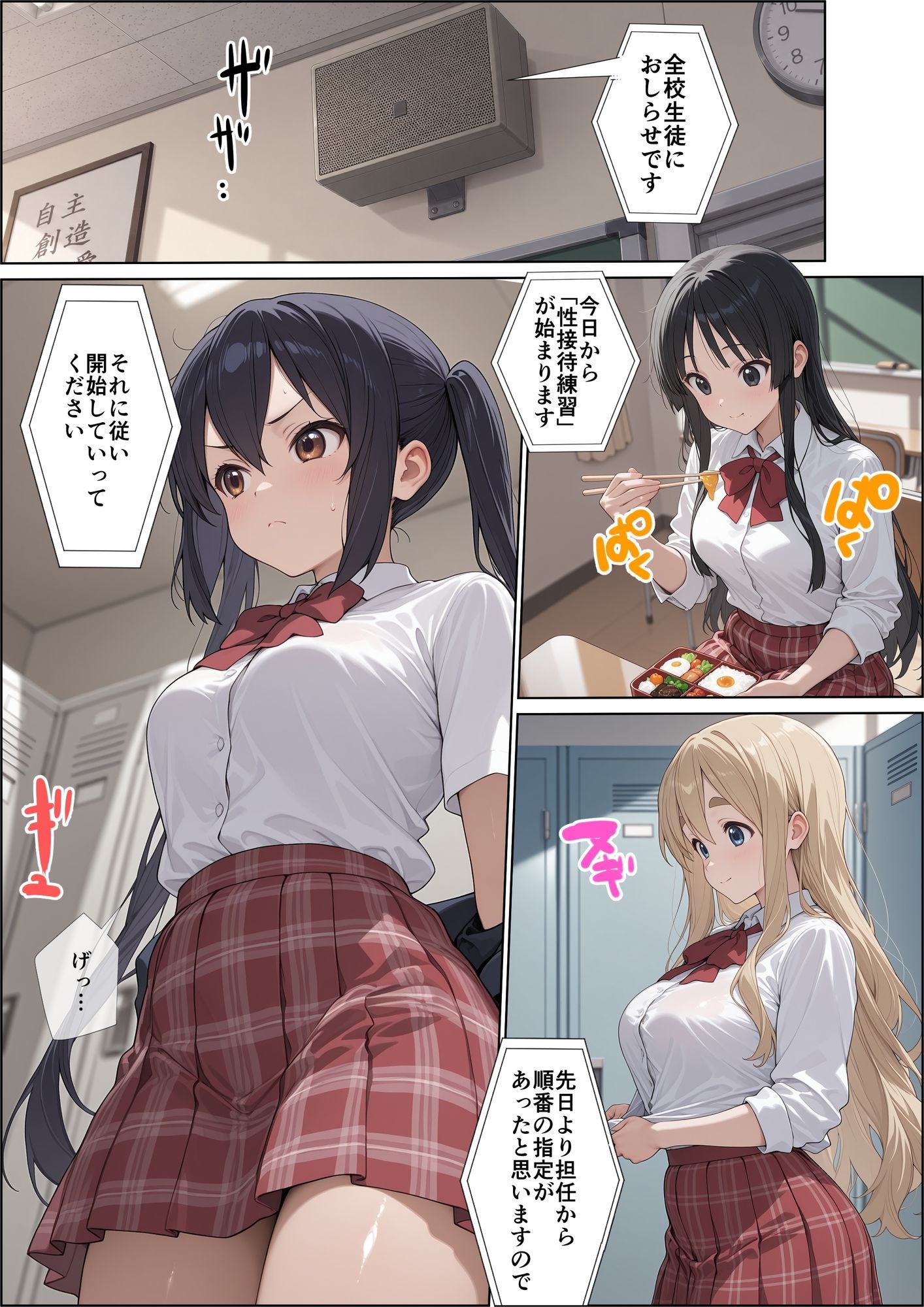 性接待実習〜先生がヤりたいだけなんていやそんなわけ〜【け〇おん！】 サンプル1ページ目