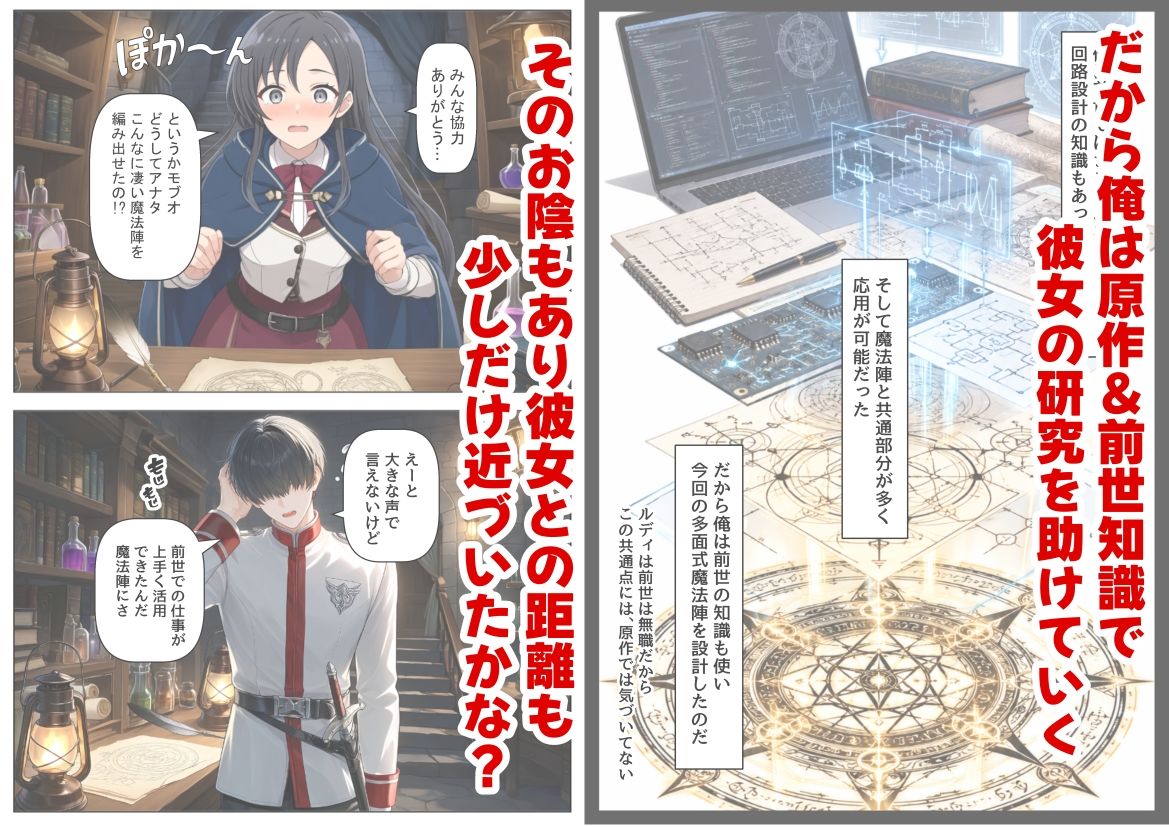 無色世界にモブ転生  ナナホ●編 サンプル4ページ目