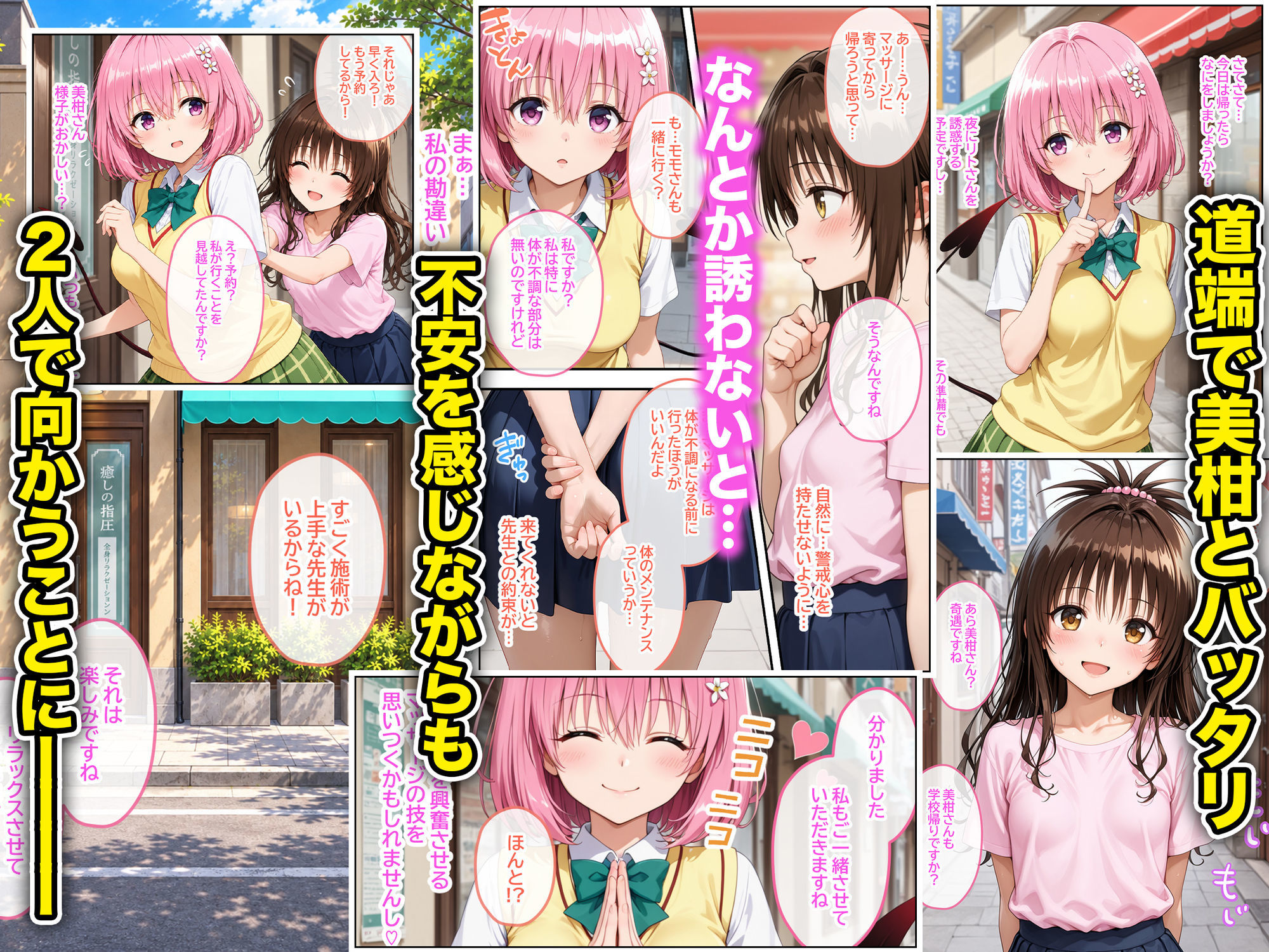 姦かわいい、わたしたち。イカれたおじさんから媚薬漬けにされて絶頂失禁を繰り返しキメセク調教された話〜前編〜 サンプル1ページ目