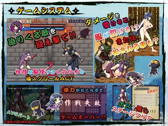 華麗に悩殺♪ くのいちがイク！ 〜桃色ハレンチ忍法帳〜 サンプル4ページ目