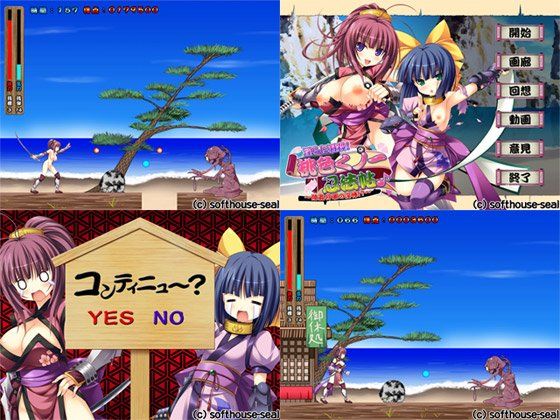 淫らに滅殺！ 桃色くノ一忍法帖♪ 〜陵姦将軍の淫棒！？〜 サンプル3ページ目