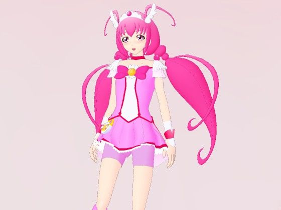 3Dカスタム【ス○イルプリ○ュア】○ュアハッ○ー サンプル4ページ目