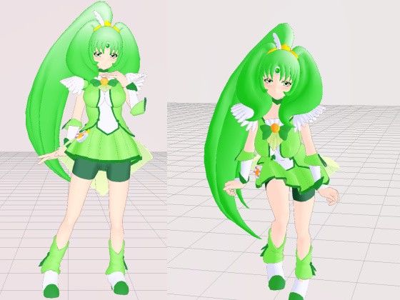 3Dカスタム【ス○イルプリ○ュア】○ュアマー○ サンプル1ページ目