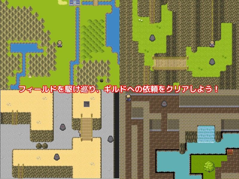 制服の下に水着を着込んだ貧乏料理屋の娘に恩を売ってあんなこんなさせるRPG サンプル2ページ目