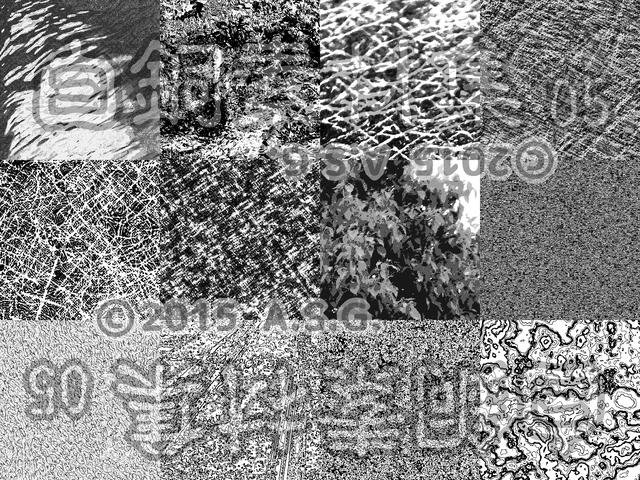 白銅素材集 05 『白黒斑模様っぽい何か』 サンプル3ページ目