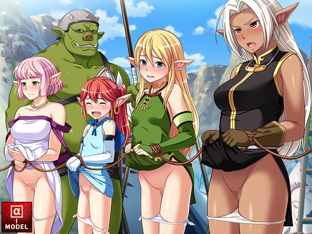 エルフを飼うオーク 「おめぇにゃオラの仔をたぁんと産んでもらうだよ」 サンプル1ページ目