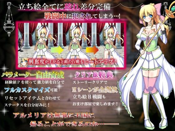 王女アルメリア 〜囚われし姫君の陵●連鎖〜 サンプル1ページ目