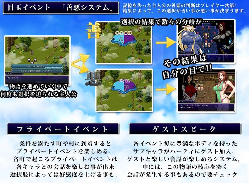 ハーレムファンタジー この世を救うは善か悪 サンプル2ページ目