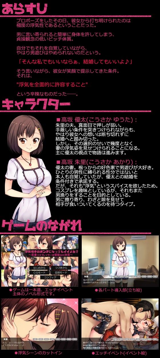 浮気相手のオンナになってもイイよね？〜若妻コスプレイヤーは寝取られ体質〜 サンプル1ページ目
