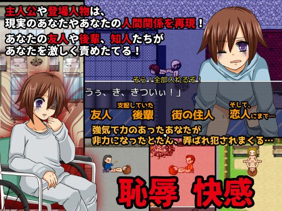 暴力で支配していた俺が怪我で非力な男になったとたん犯●れ放題だった件 サンプル1ページ目