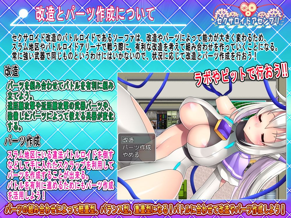 セクサロイドアセンブリ サンプル1ページ目