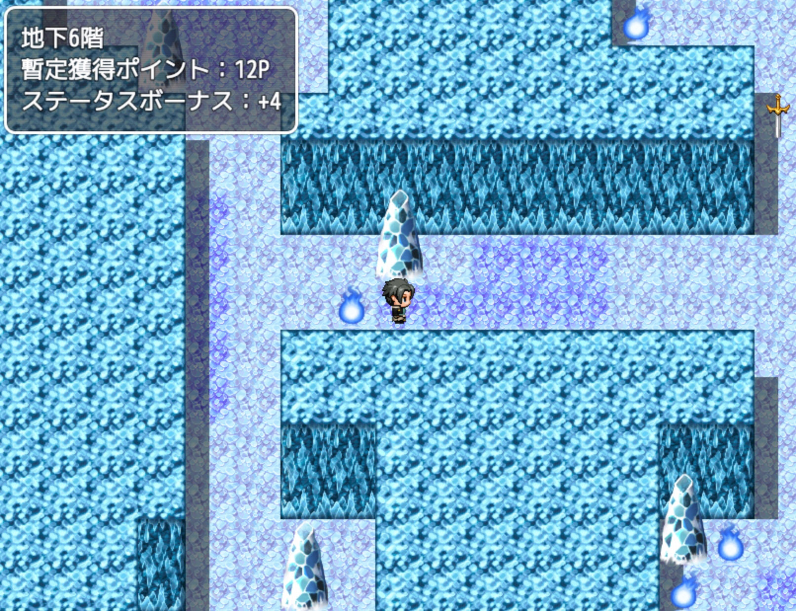 拘束少女と密室でダンジョンなRPG サンプル3ページ目