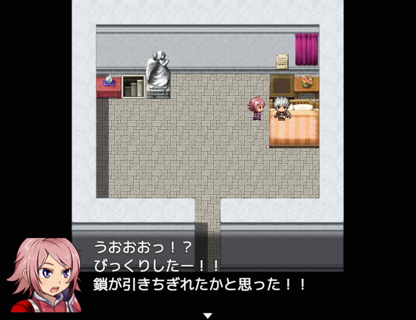 エッチすると出られる部屋に拘束された俺っ娘が サンプル2ページ目