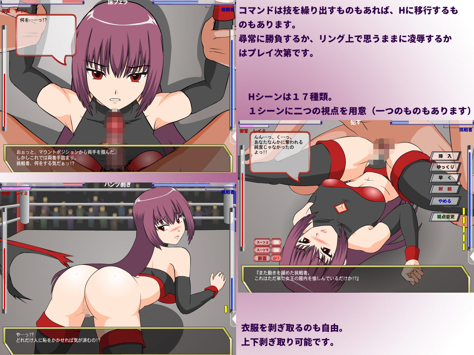 闘技女王レイミ サンプル2ページ目