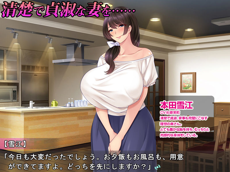 【ゲーム】妻が隠していたビデオ…〜元カレ寝取らせ観察記〜 サンプル1ページ目