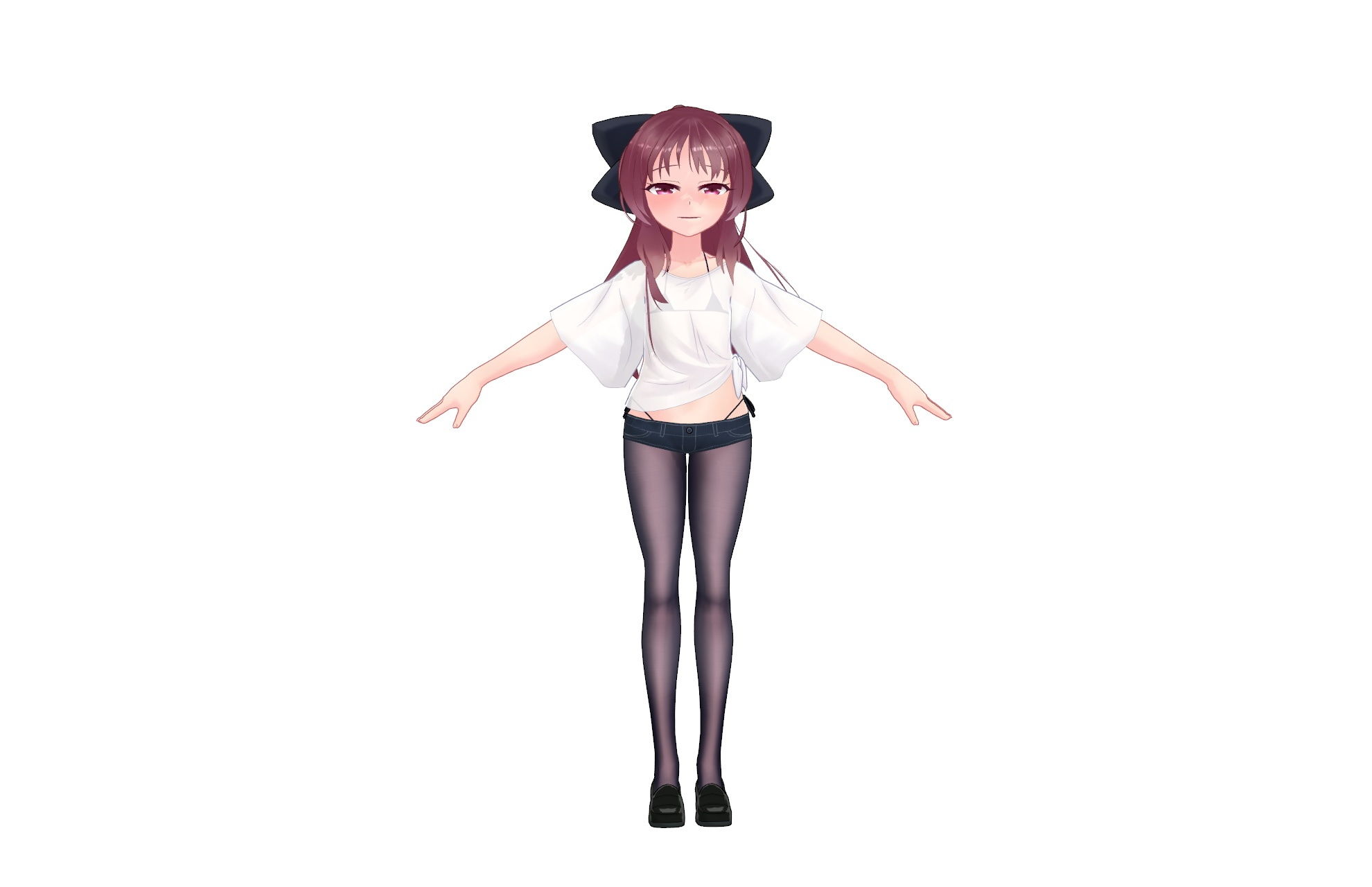 オリジナル3Dモデル_VRC用unitypackage_つむぎちゃん_2019年6月 サンプル7ページ目