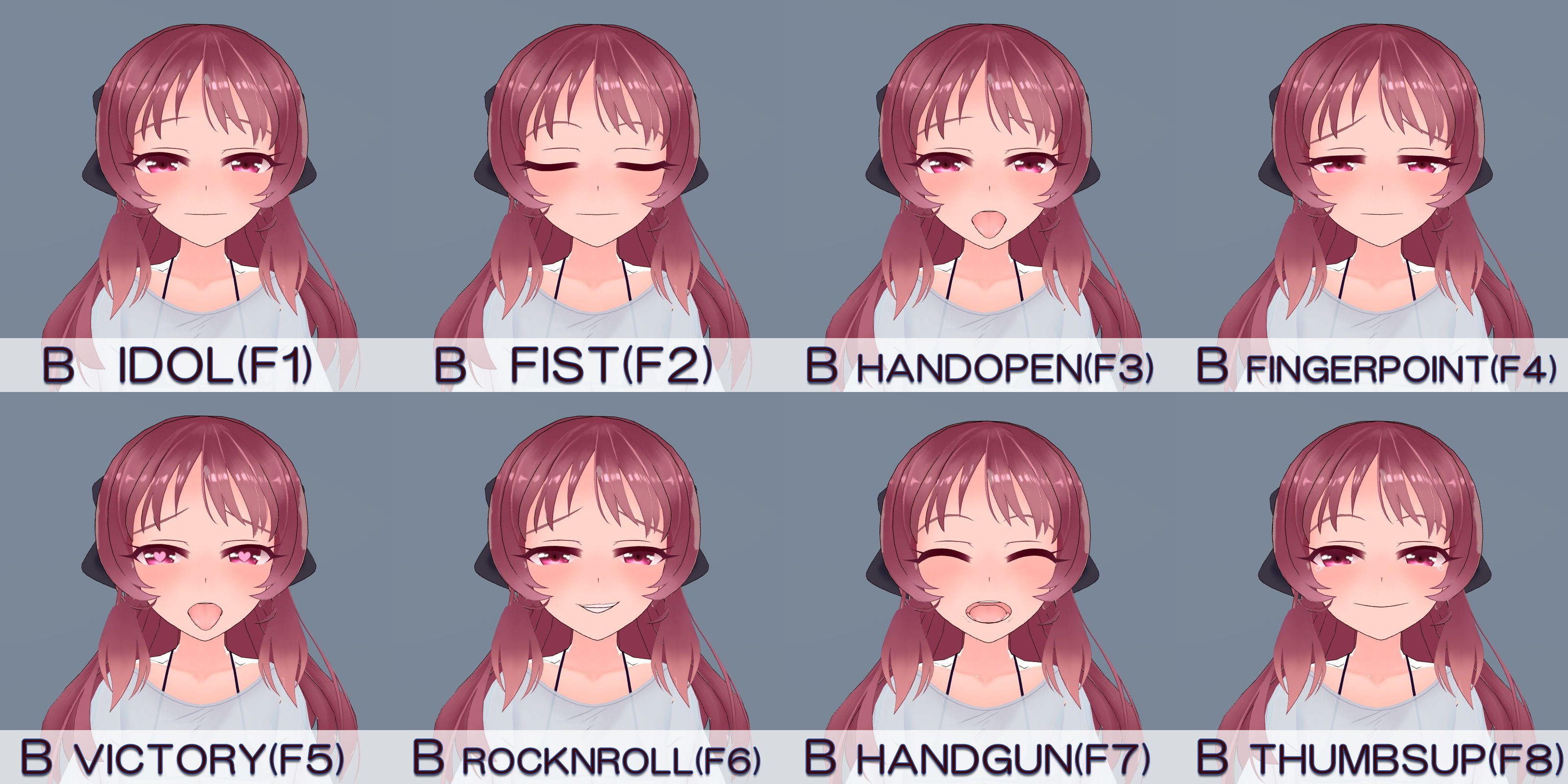 オリジナル3Dモデル_VRC用unitypackage_つむぎちゃん_2019年6月 サンプル10ページ目