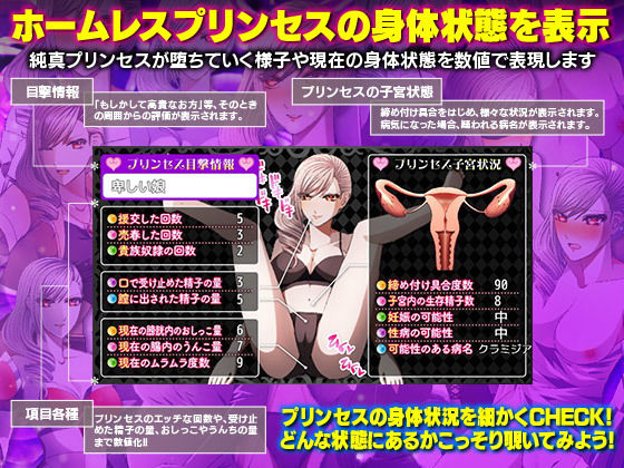 ホームレスに身を落としたプリンセスと過ごす ゴミ溜め同棲生活！ サンプル4ページ目