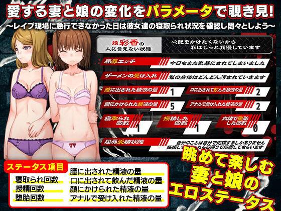 絶体絶命街！極悪環境の街で娘と妻と暮らす箱庭寝取られ生活 サンプル3ページ目