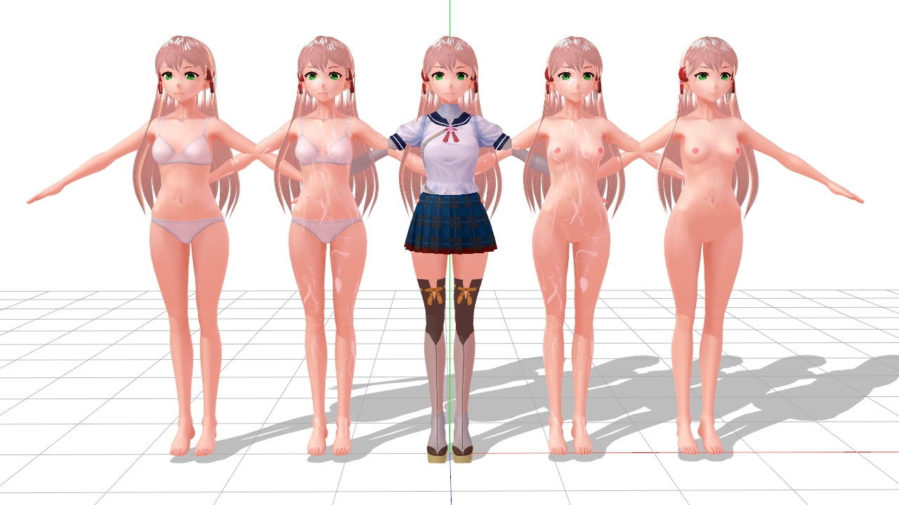 顔射エロモデル『月猫娘5』 サンプル6ページ目