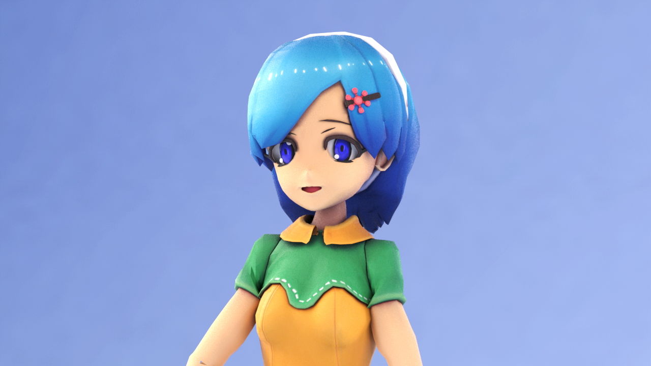 VRChat用アバター 今川さとみさん サンプル2ページ目