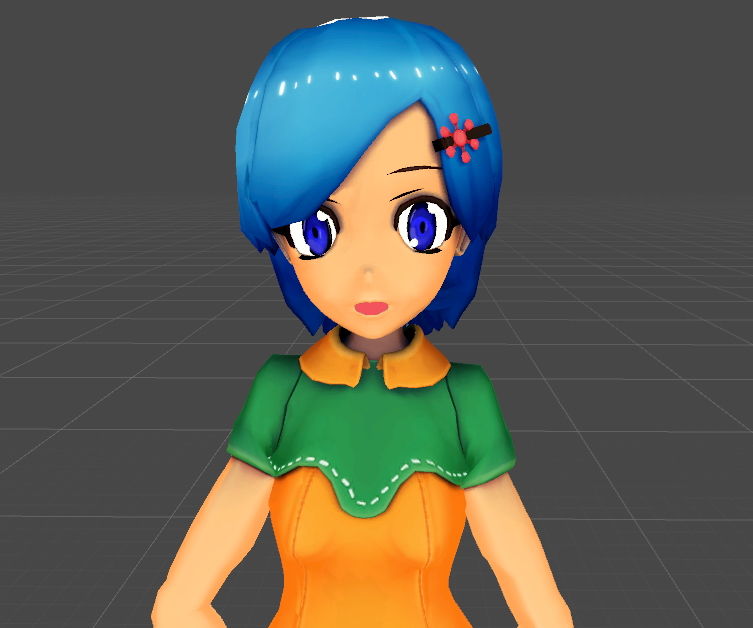 VRChat用アバター 今川さとみさん サンプル8ページ目