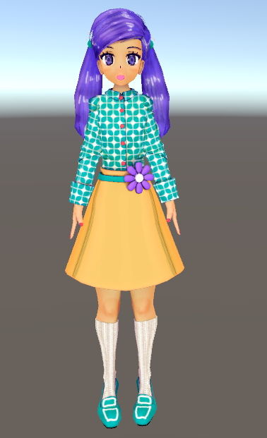 VRChat用アバター 天奈優希 サンプル6ページ目