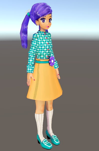 VRChat用アバター 天奈優希 サンプル7ページ目